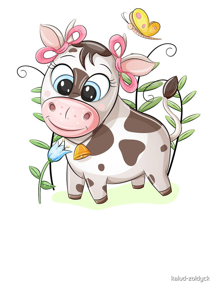 Cute Baby Cow by kalud-zoldyck