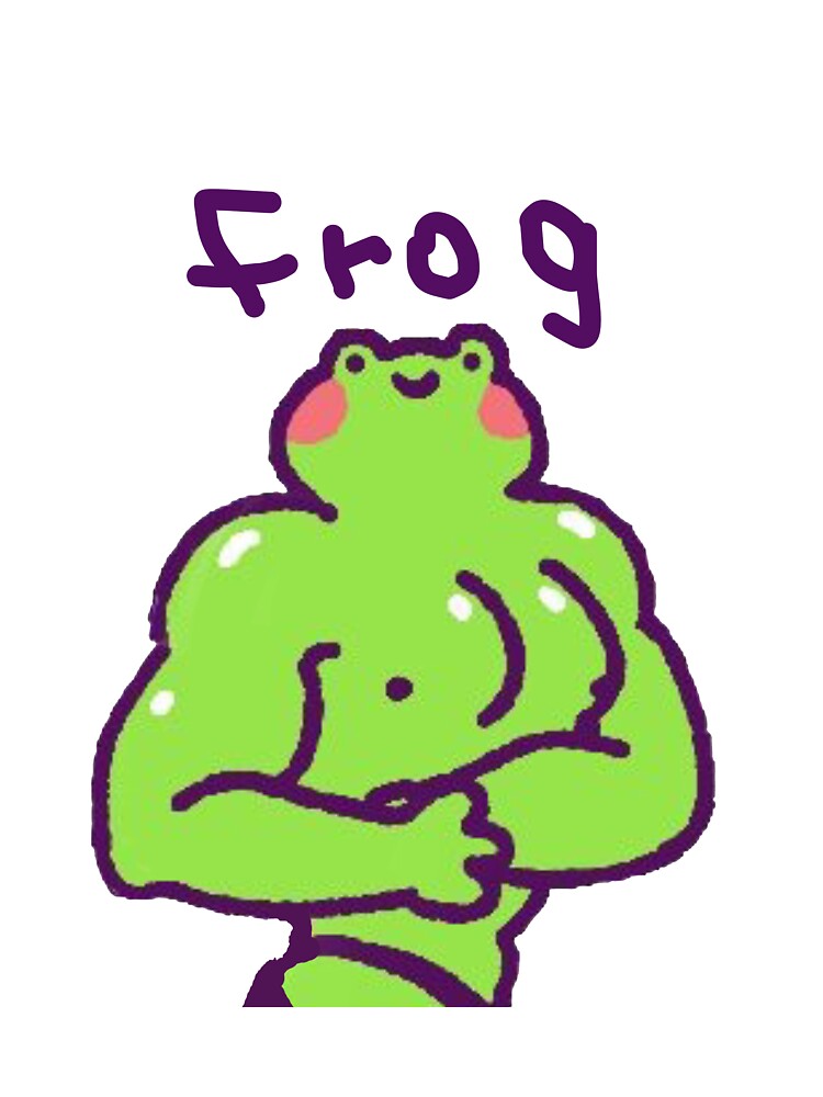 Strong Buff Frog – Frog Power! by Heavenly-Cloudz