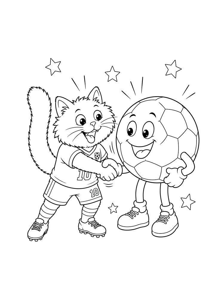 Soccer Floof Meets His Best Friend by lumar23
