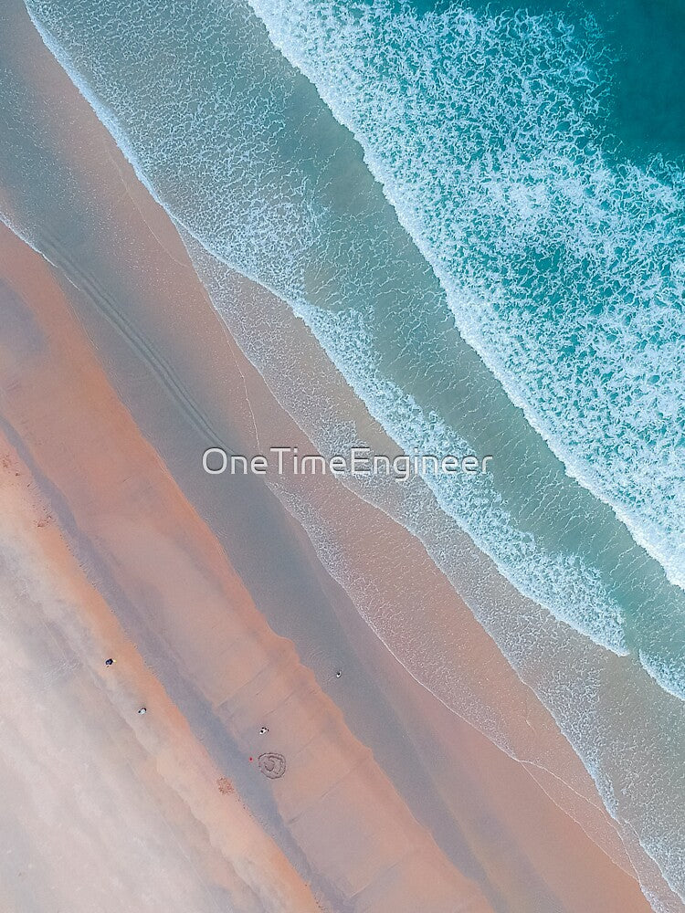 Ocean waves beach by OneTimeEngineer