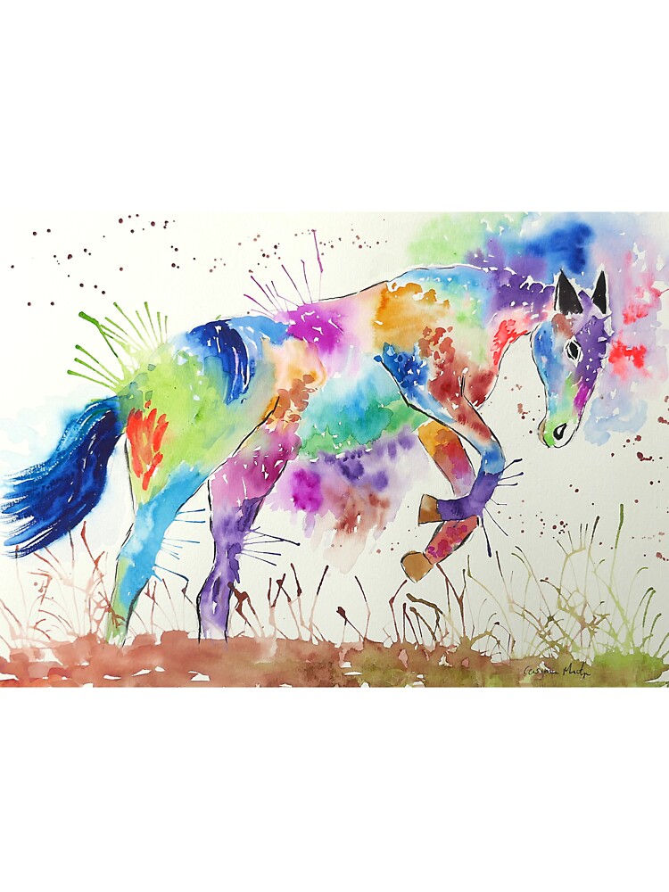 The Colourful Leaping Horse by Casimirasart