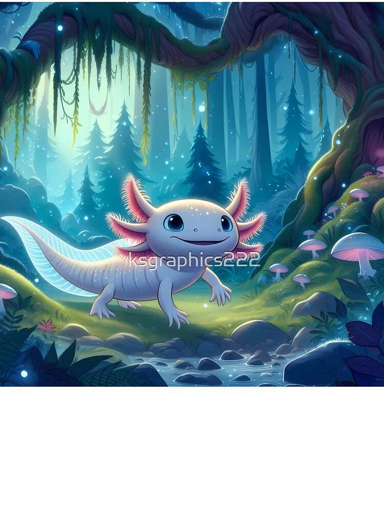 Axolotl Art #77 | Axolotl Lovers by ksgraphics222