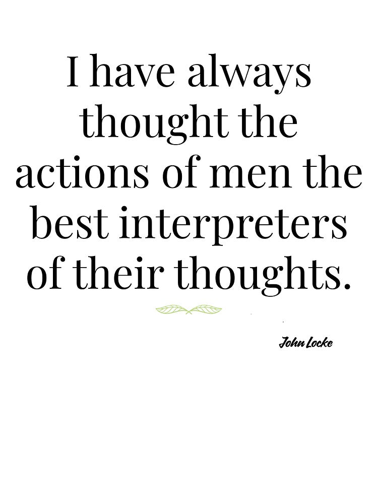 John Locke on Knowing Men by Their Actions by A Return to Grace
