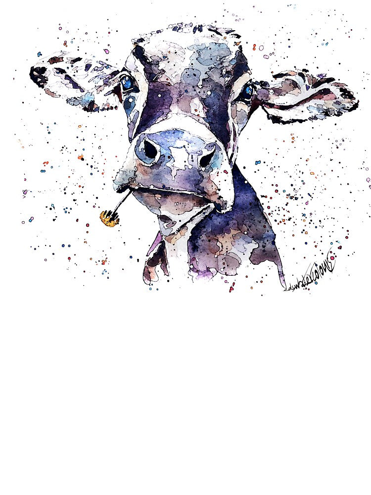 Dandeloin Cow by EdsWatercolours