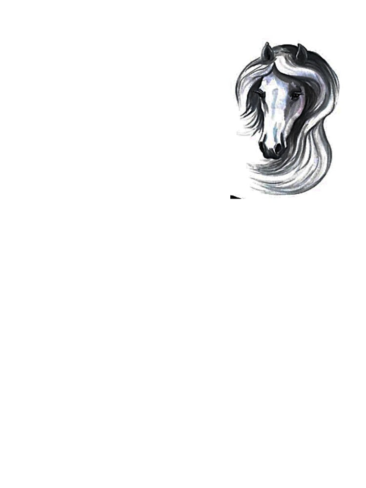 Horse Head Illustration by NoxLand
