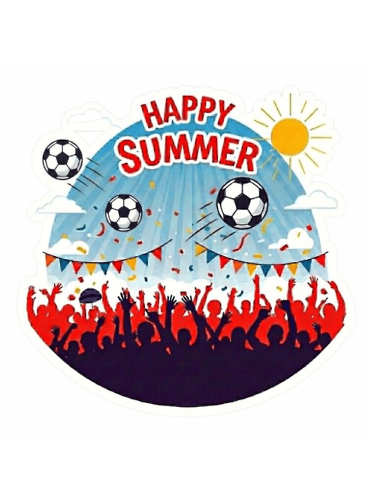 Happy Summer Soccer Festival Sticker by abdelski