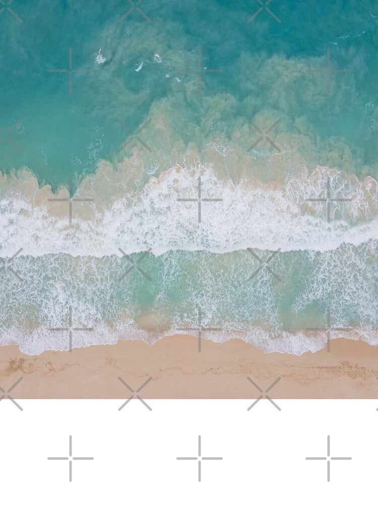 Breathtaking hawaii blue ocean wave by amee _artshop