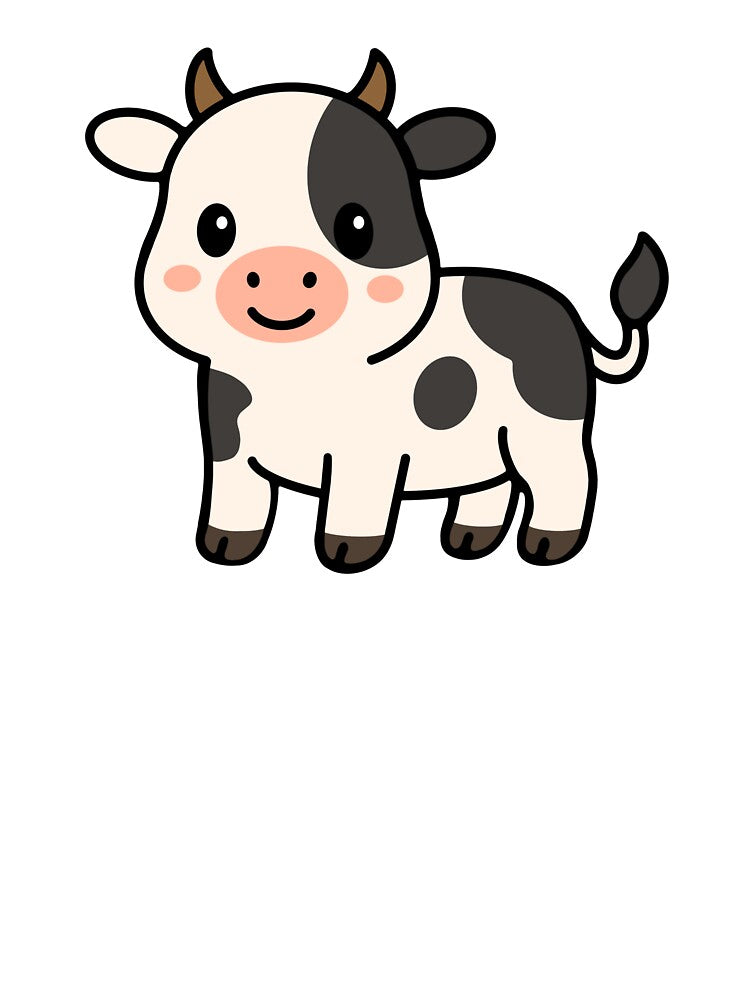 Cute Cartoon Cow by WildlifeDoodle