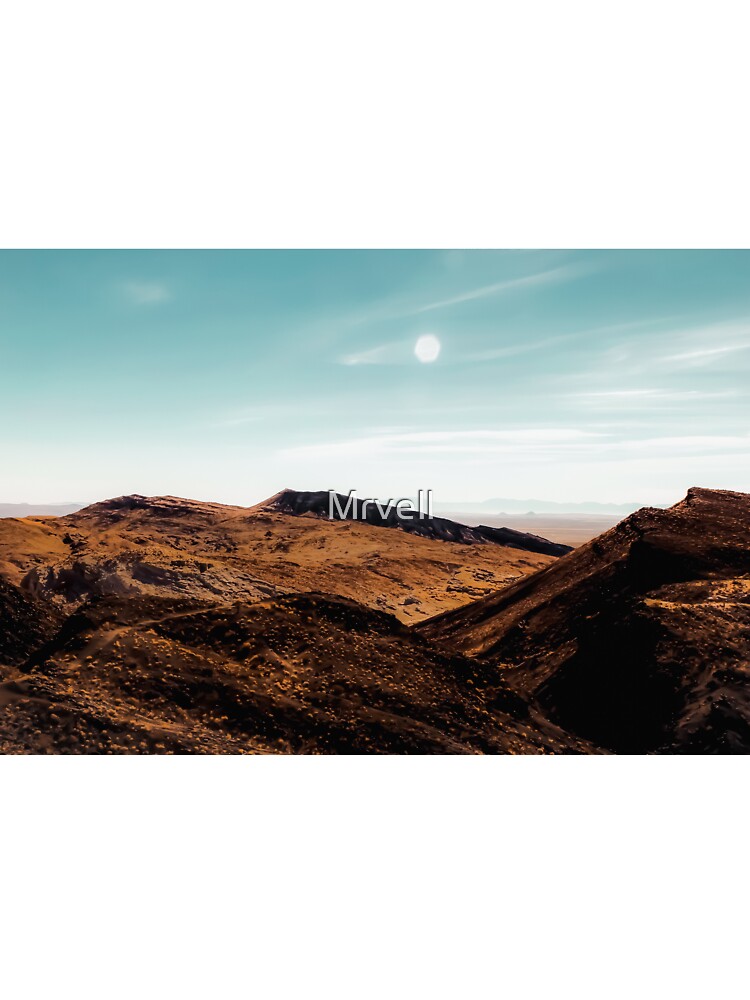 summer desert view with blue sky at Red Rock Canyon state park, California, USA by Mrvell