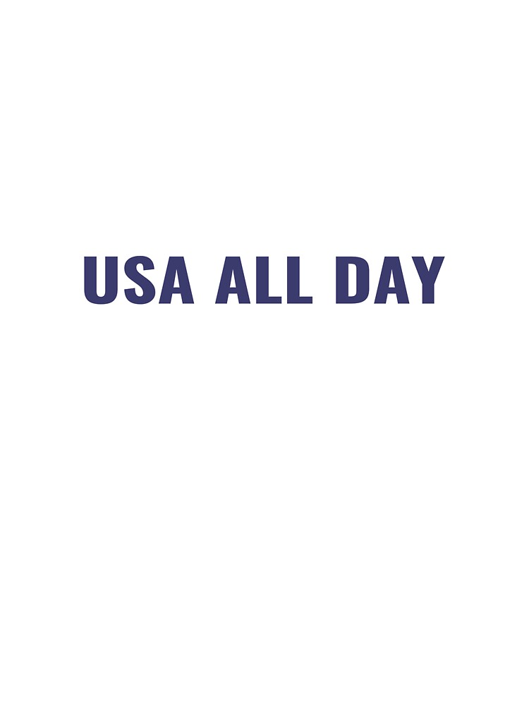 USA ALL DAY Shirt – American Flag Match Day Tee | Uncle Jichuan by Uncle-Jichuan