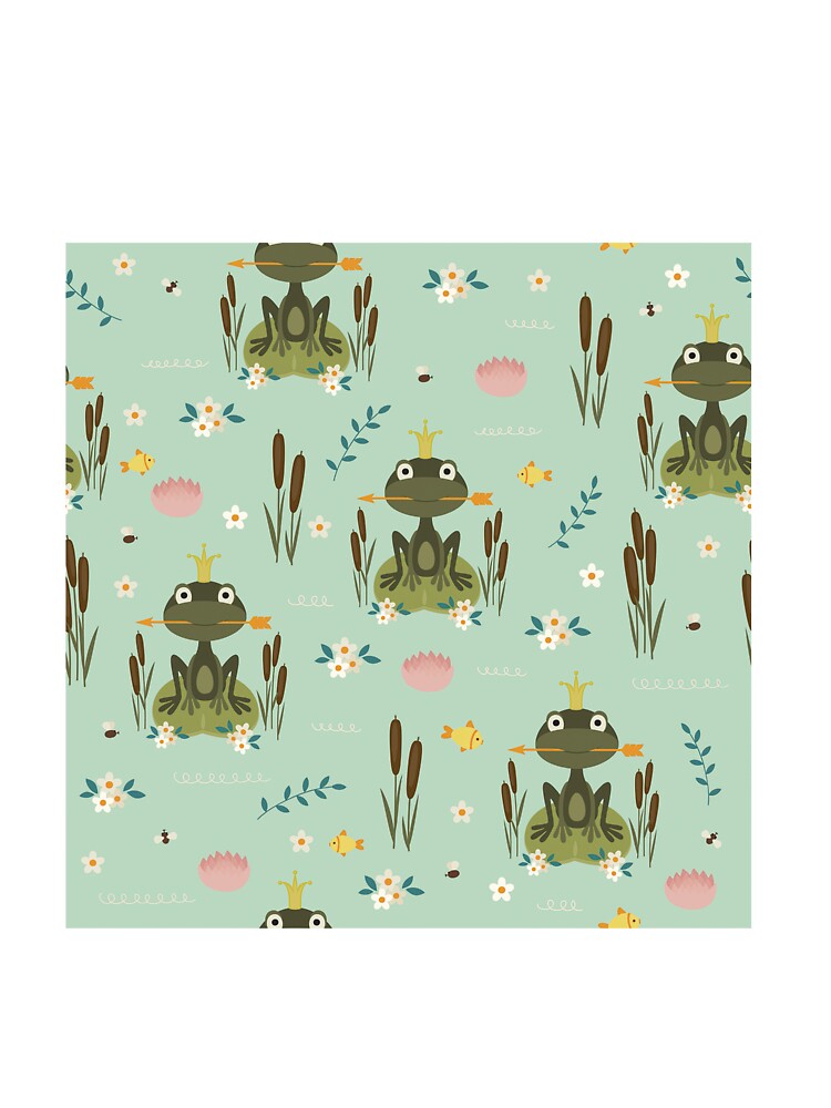 Cute Frog arrow floral by AverilArt