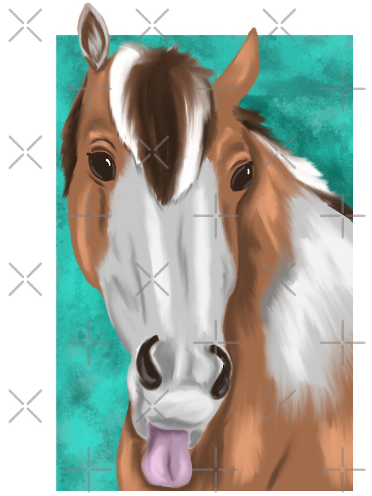 Funny horse drawing by Antiope33