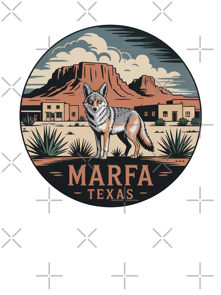 Marfa Texas Coyote: Southwestern Desert by CircinusStore