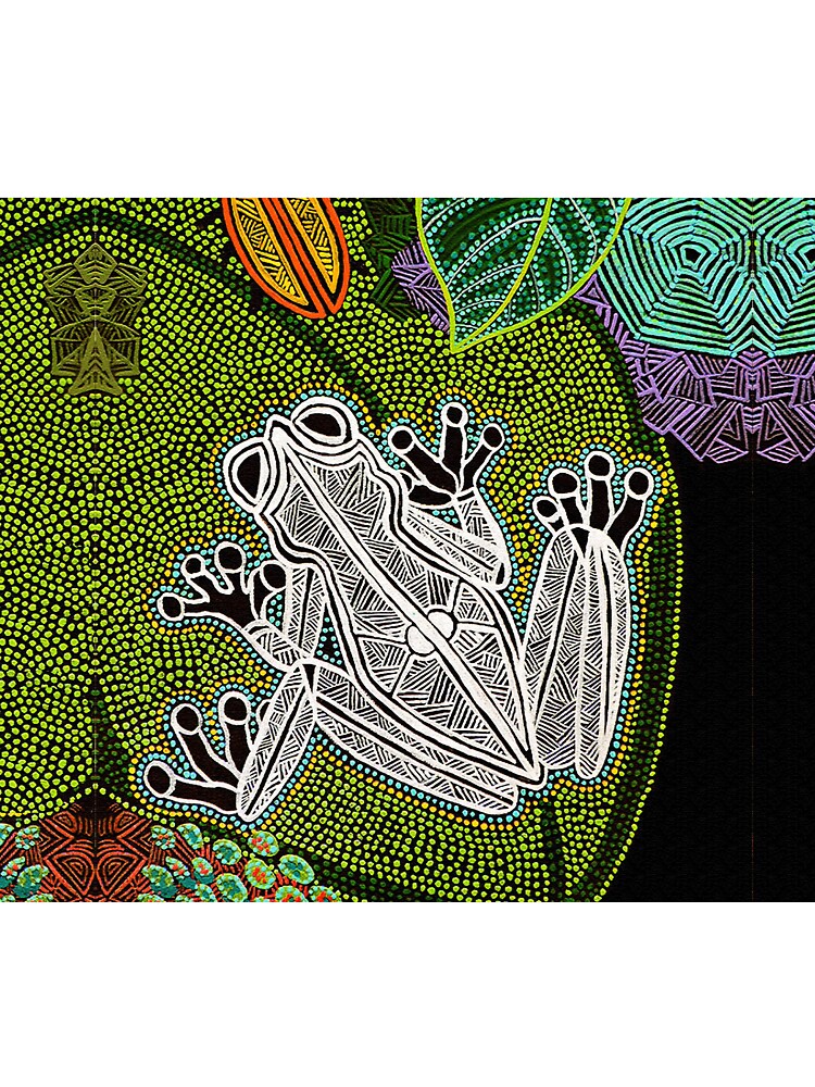 Frog aboriginal art by chanchan79