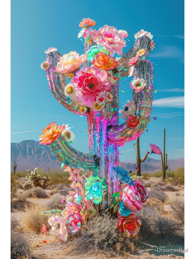Cactus Shimmer Blooms by DreamerBot