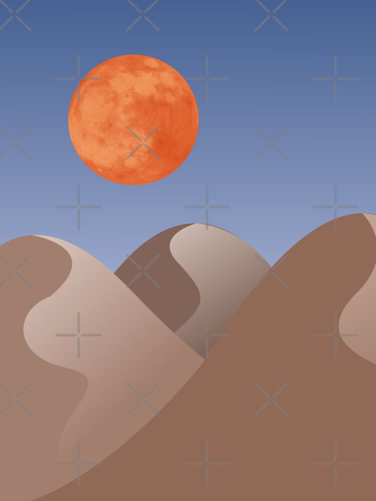 Desert Moon by SoloTravelerSt