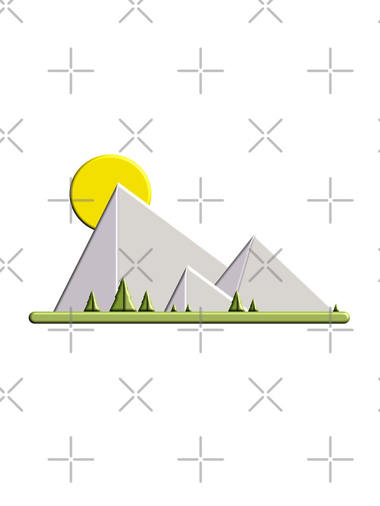 Abstract Mountain Scenery by onjcdesign