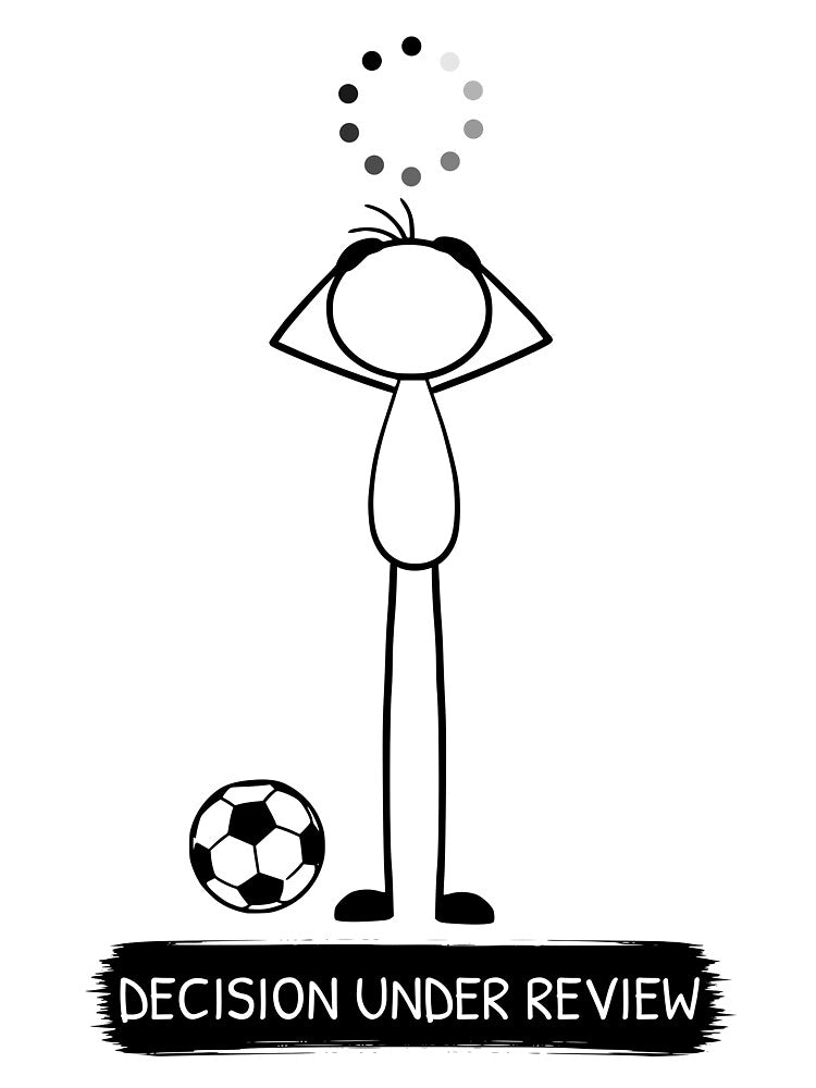 Decision Under Review Football Fan Humour by Pebl-Co