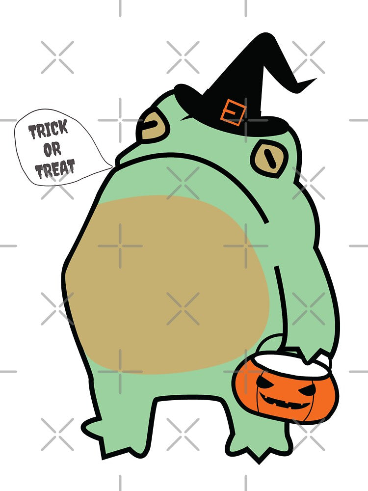 halloween trick or treat frog by SKdarealshop