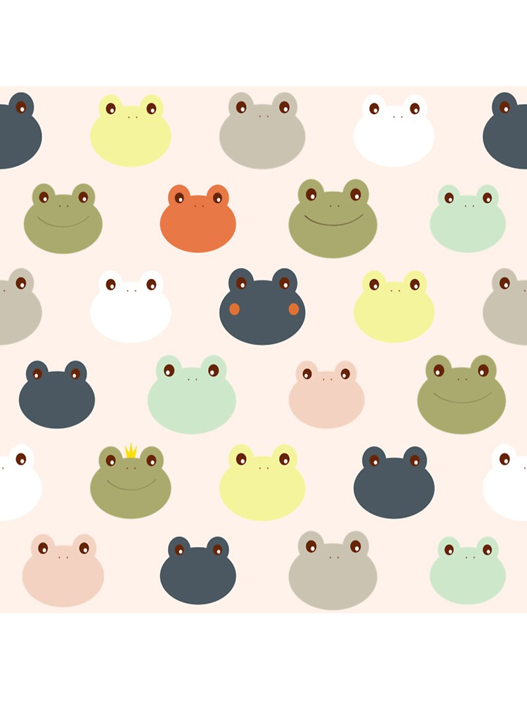 Abstract cute colorful frog by aggiexnjoz