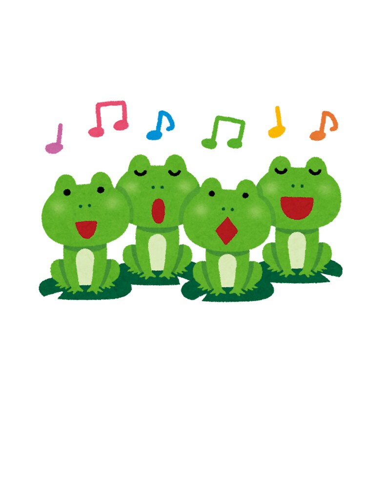 Vibing Frog Cottagecore Frog with Headphones by ELK20