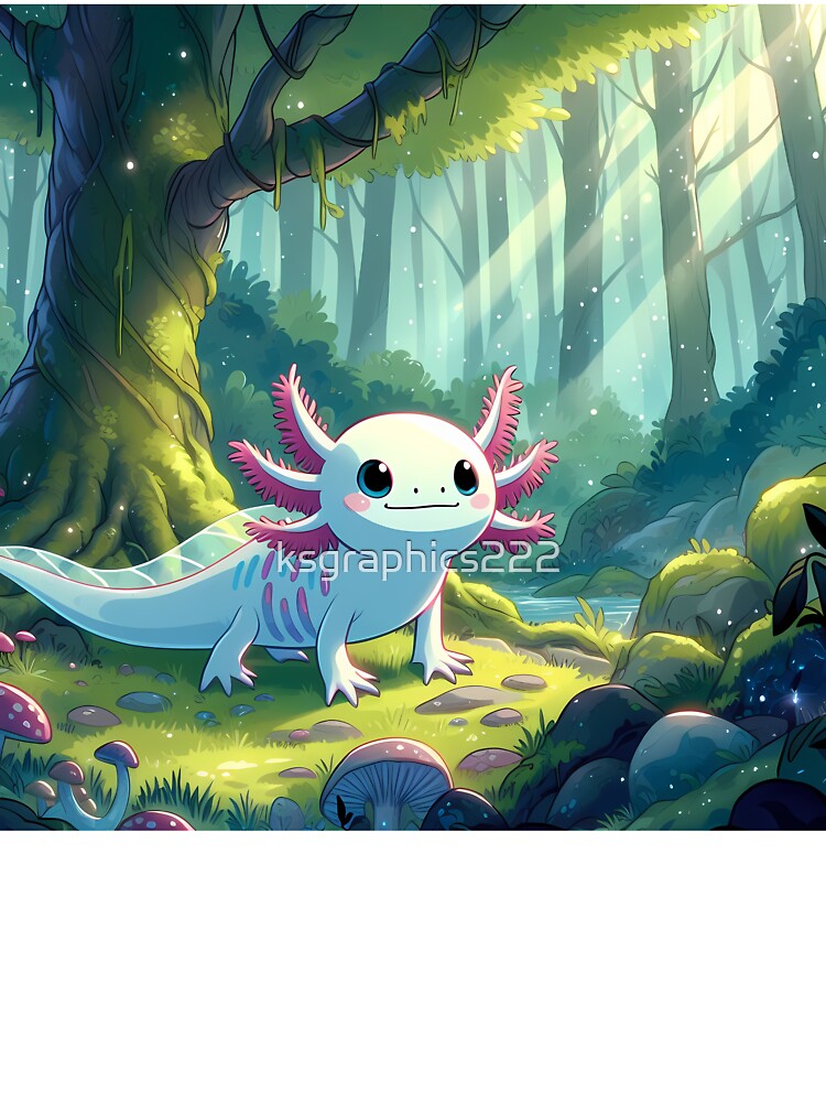 Axolotl Art #74 | Axolotl Lovers by ksgraphics222
