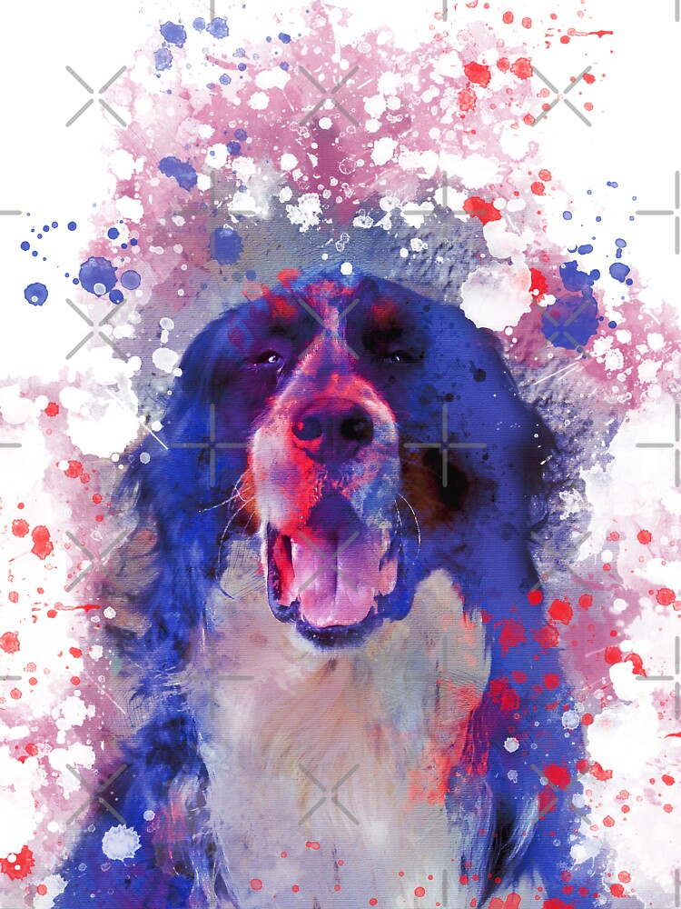 Bernese mountain dog by Rosaliartbook