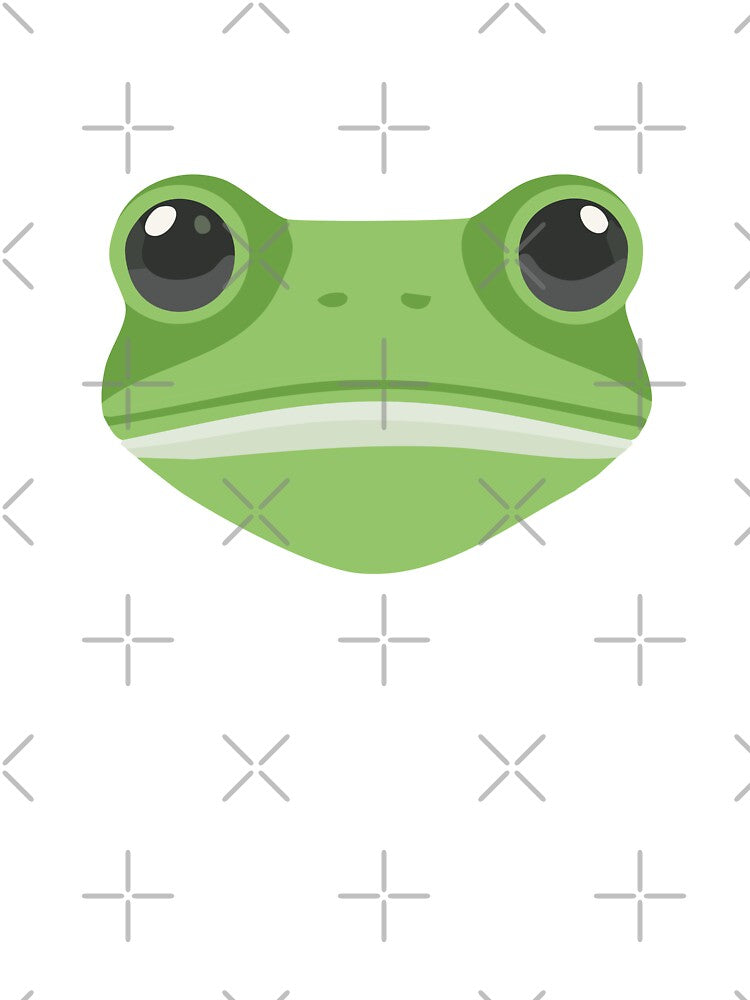 Frog face by jazzydevil