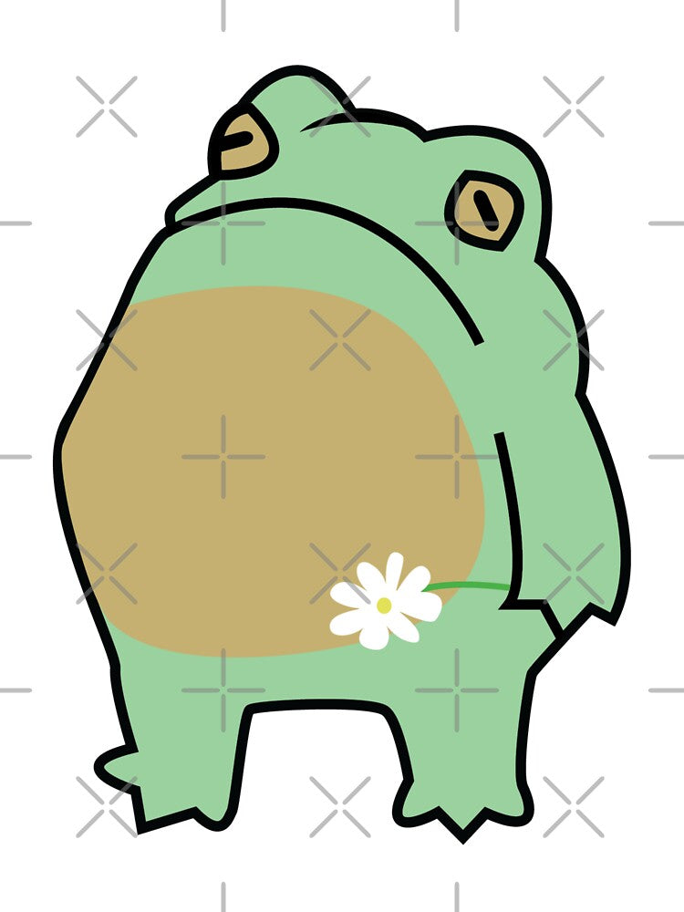 frog with flower by SKdarealshop