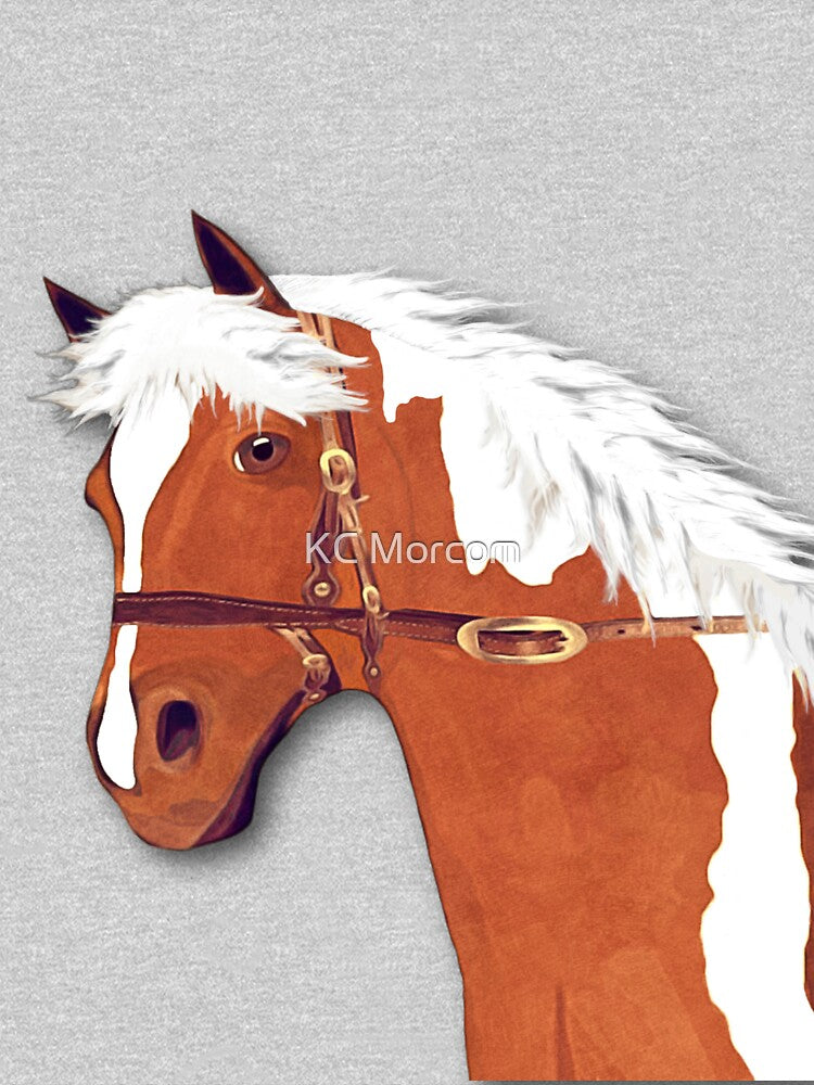 Horse Lovers Palomino Horse by KC Morcom