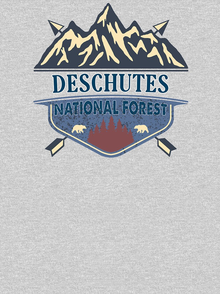 Deschutes National forest by graphic-map