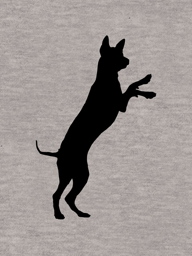 Entlebucher mountain dog silhouette by mishamisha