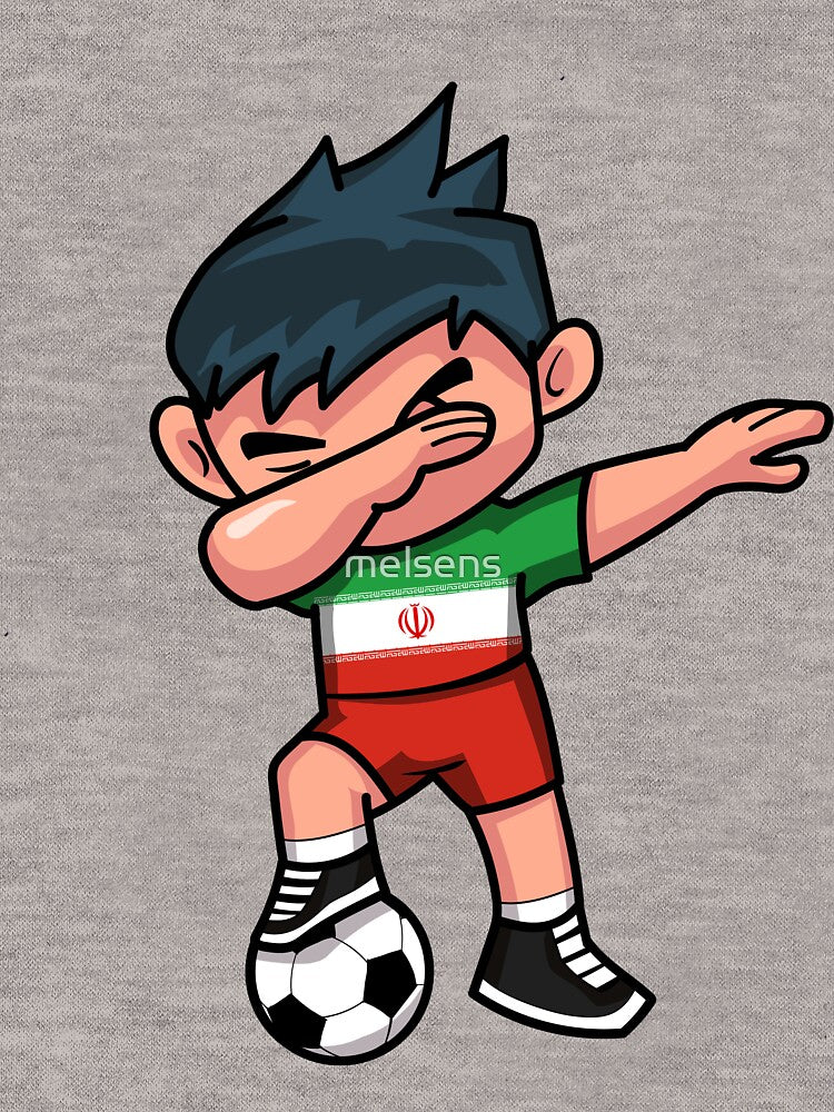 Soccer Boy Dabbing Iran by melsens