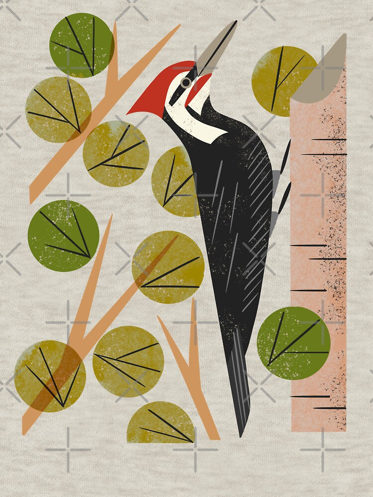 Woodpecker in Aspen by Renea L Thull