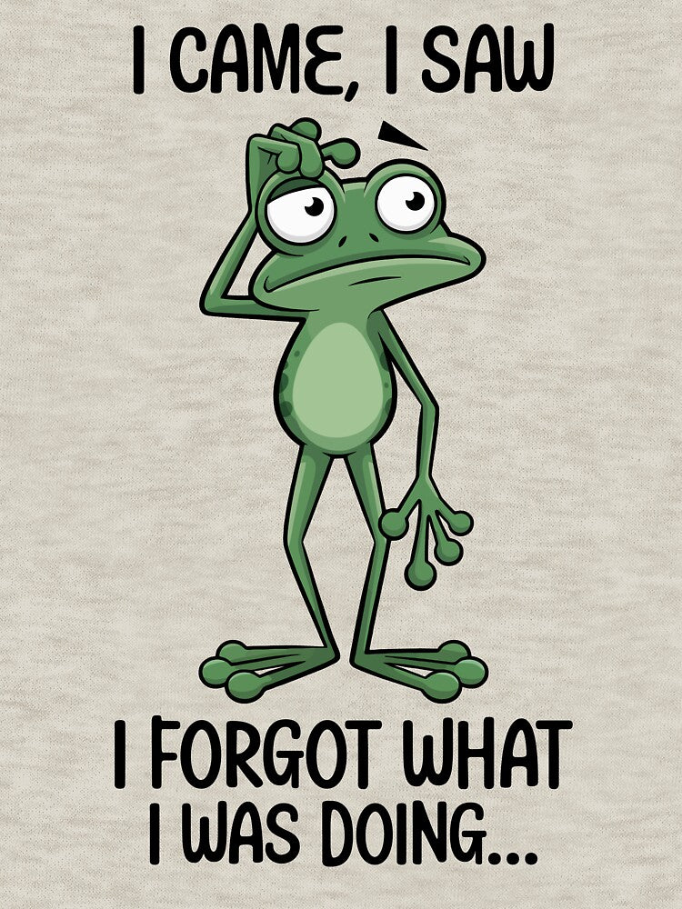 I Came, I Saw, I Forgot Frog by ArtBoyss