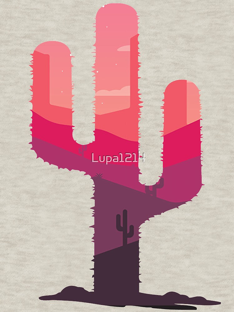 Desert Cactus Silhouette by Lupa1214