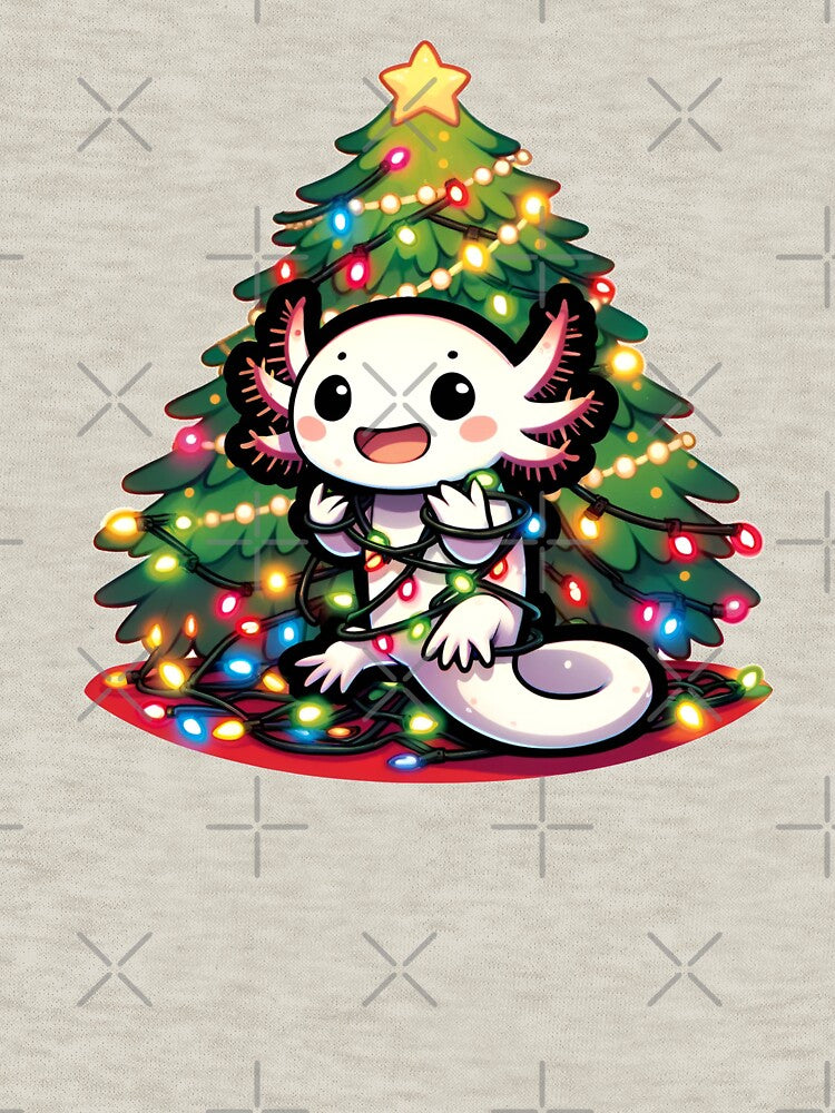 Axolotl Christmas by Mekone