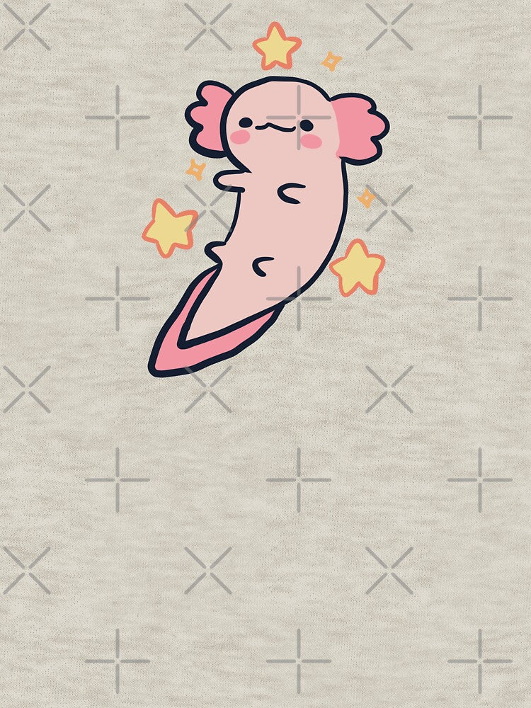 Cute Axolotl with stars by Artofmayara