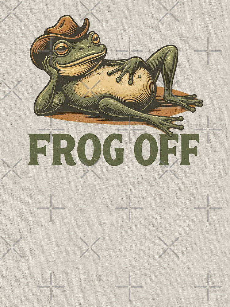 Frog Off Retro Cowboy Frog by AwesomeBeyondLimits