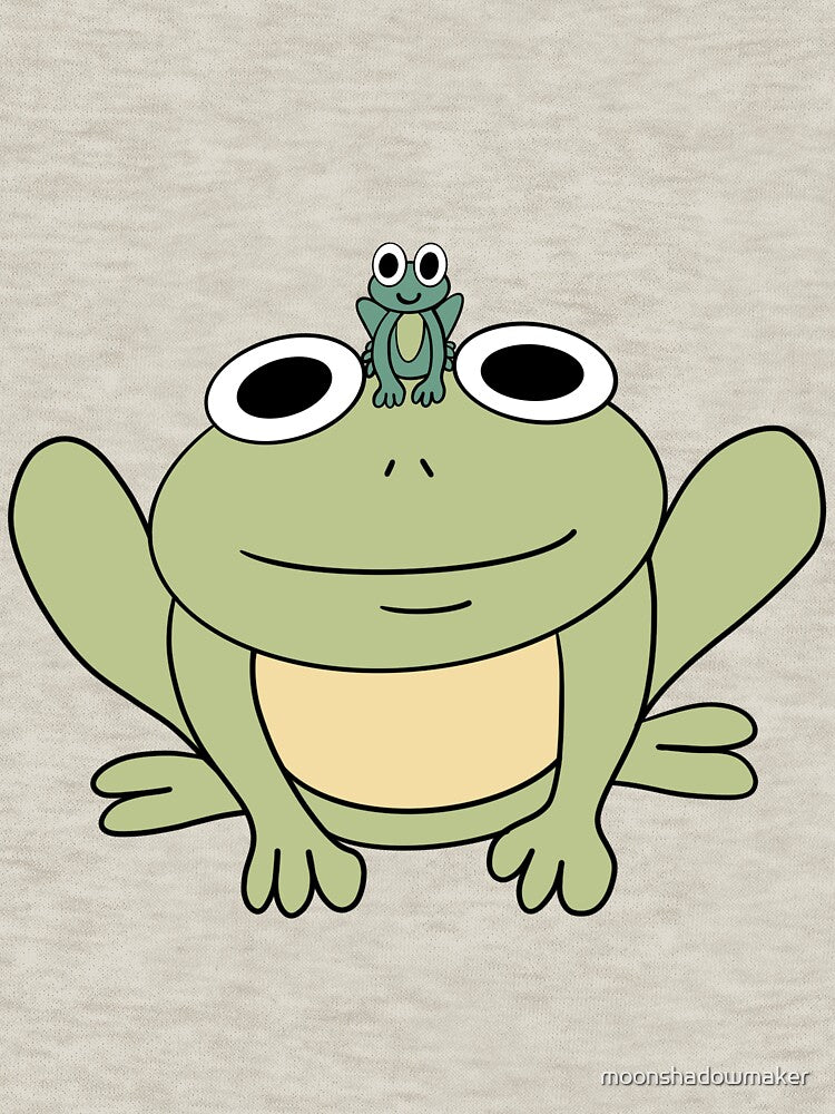 Two Cute Frogs by moonshadowmaker