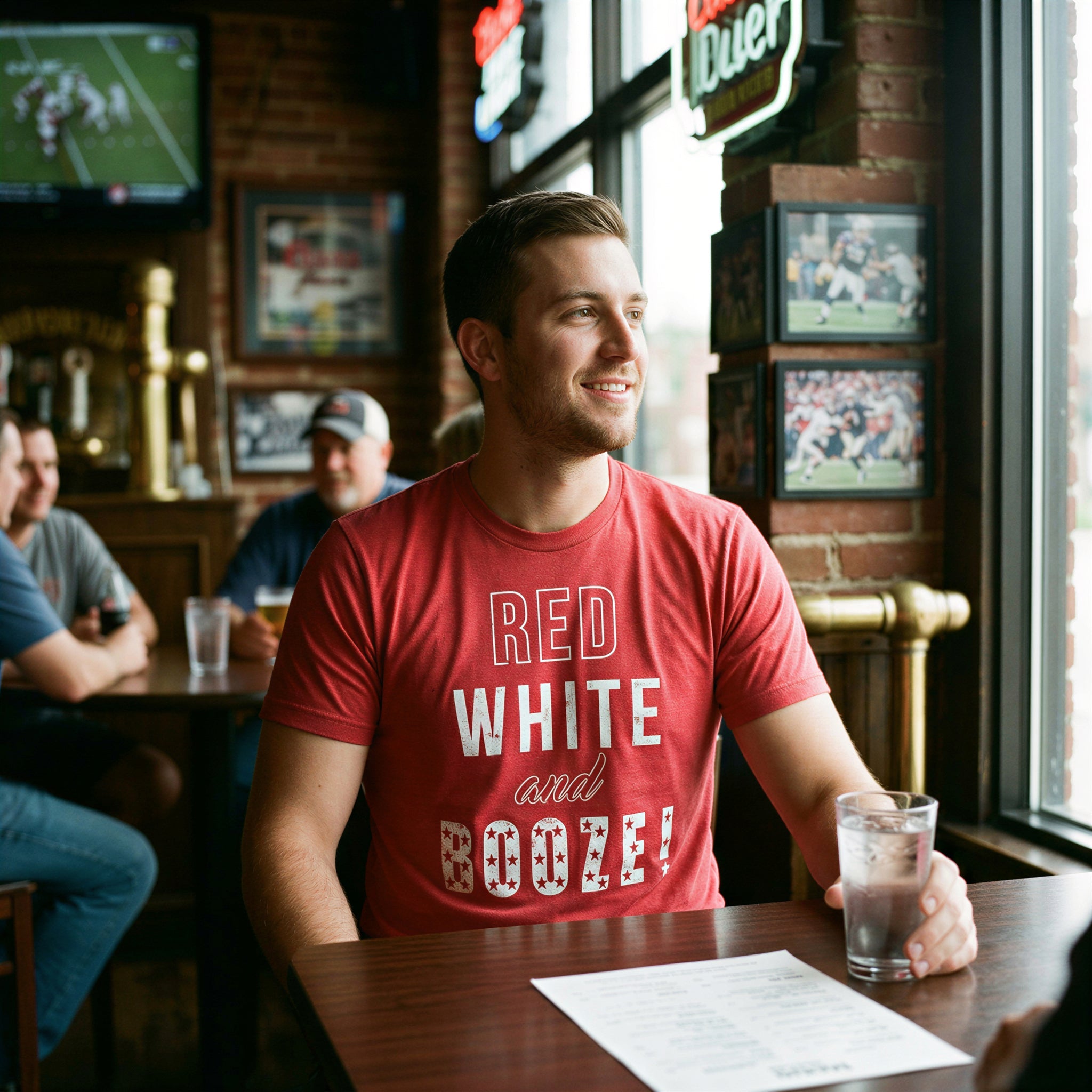 Red White and Booze Men's T Shirt