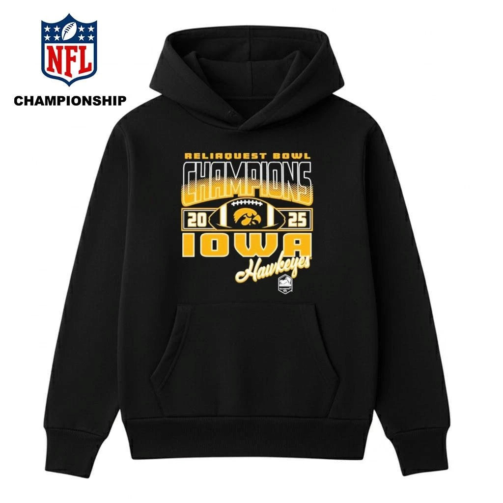 Reliaquest Bowl Champions 2025 Iowa Hawkeyes Shirt