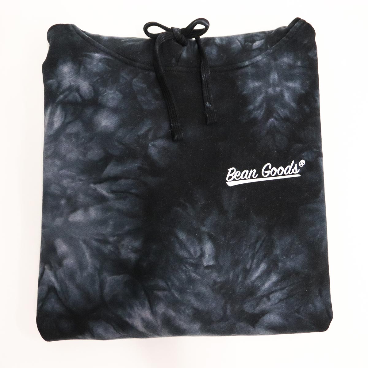 ride or die unisex hoodie | black tie-dye