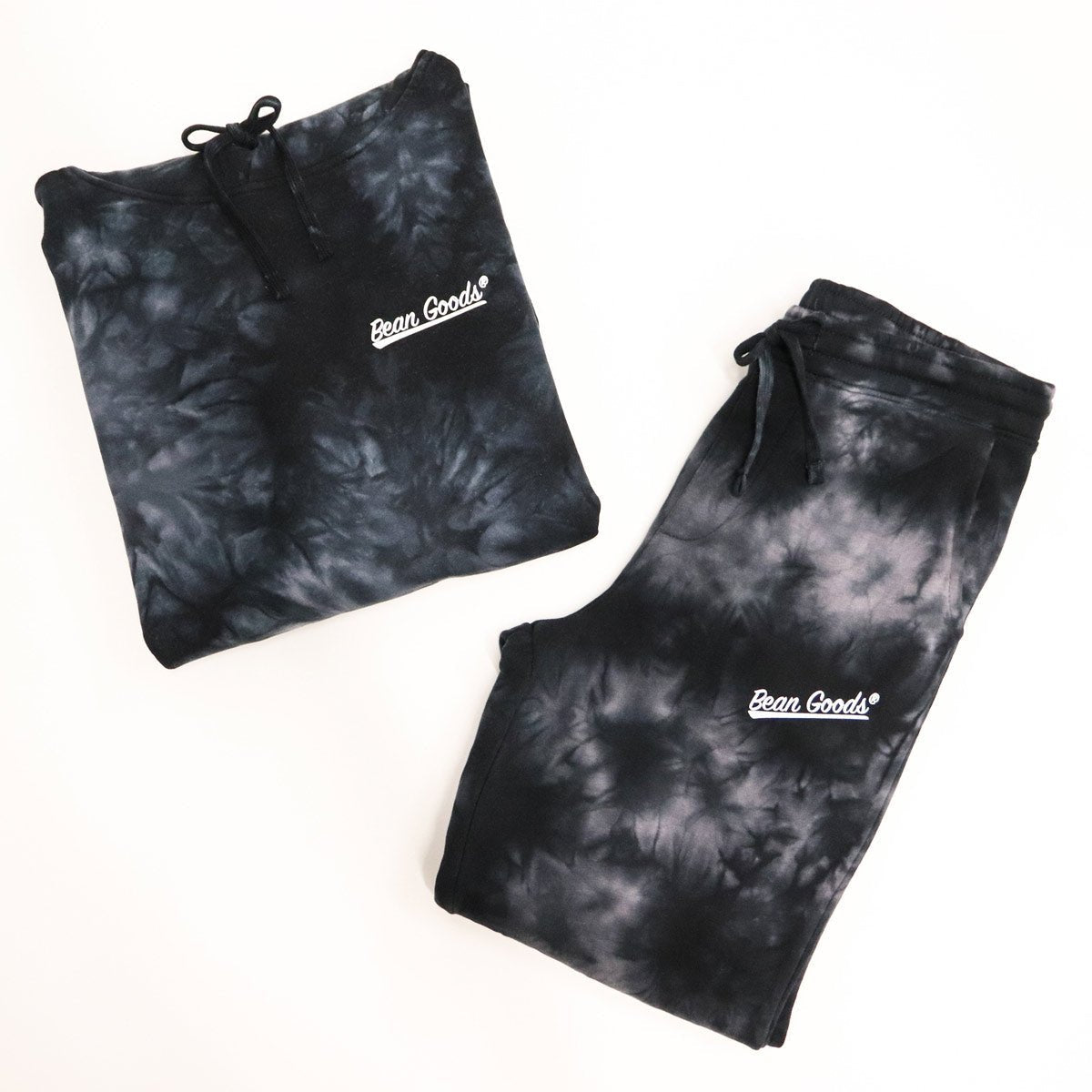 ride or die unisex hoodie | black tie-dye