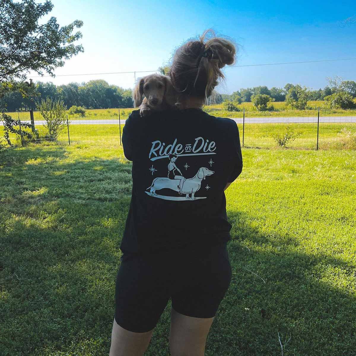 ride or die unisex tee | black