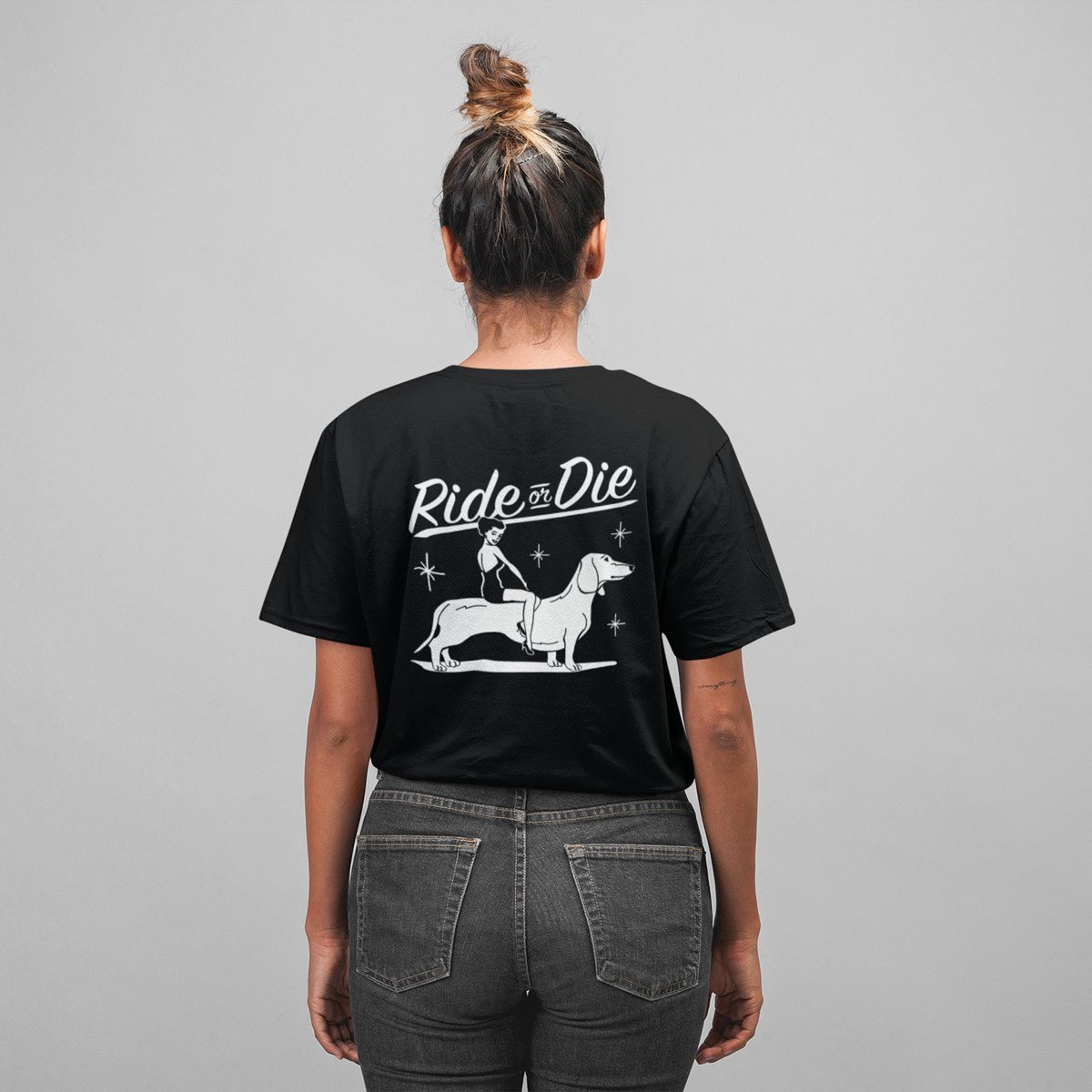 ride or die unisex tee | black