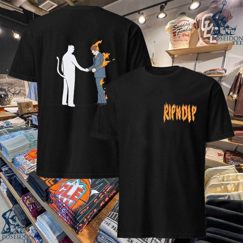 Ripndip Burn Black Wash T-shirt