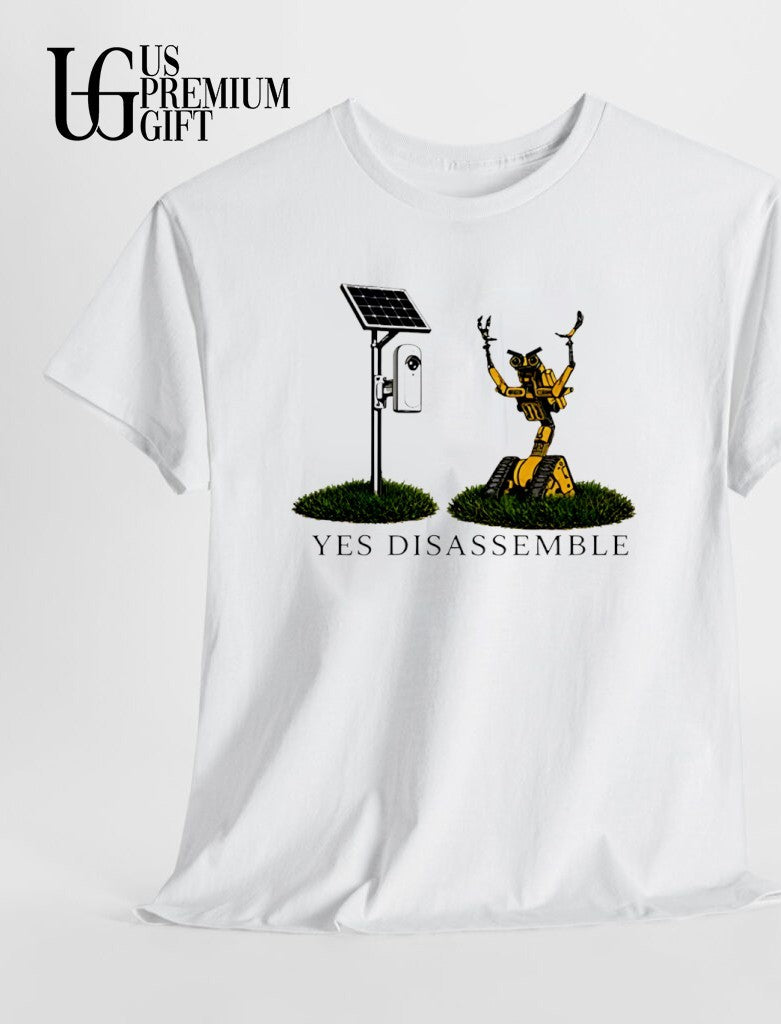 robot Johnny Yes Disassemble shirt