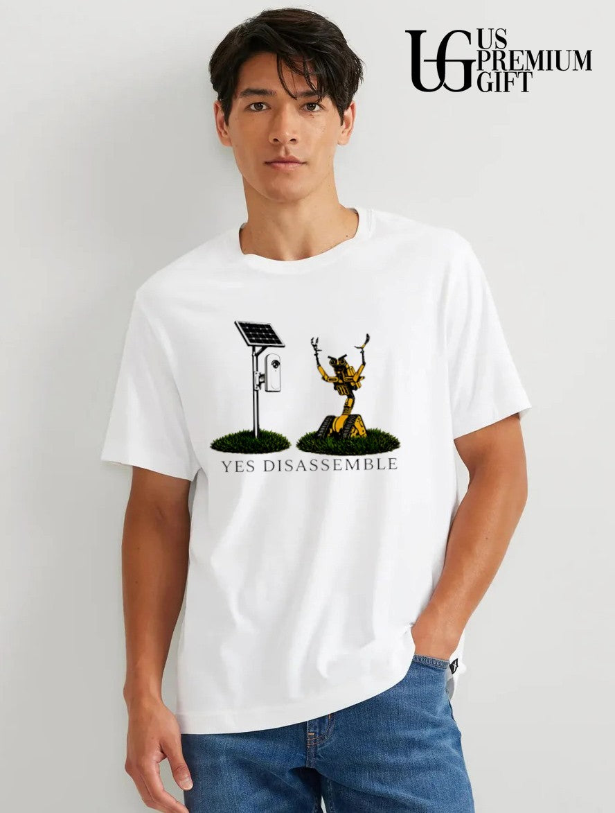 robot Johnny Yes Disassemble shirt