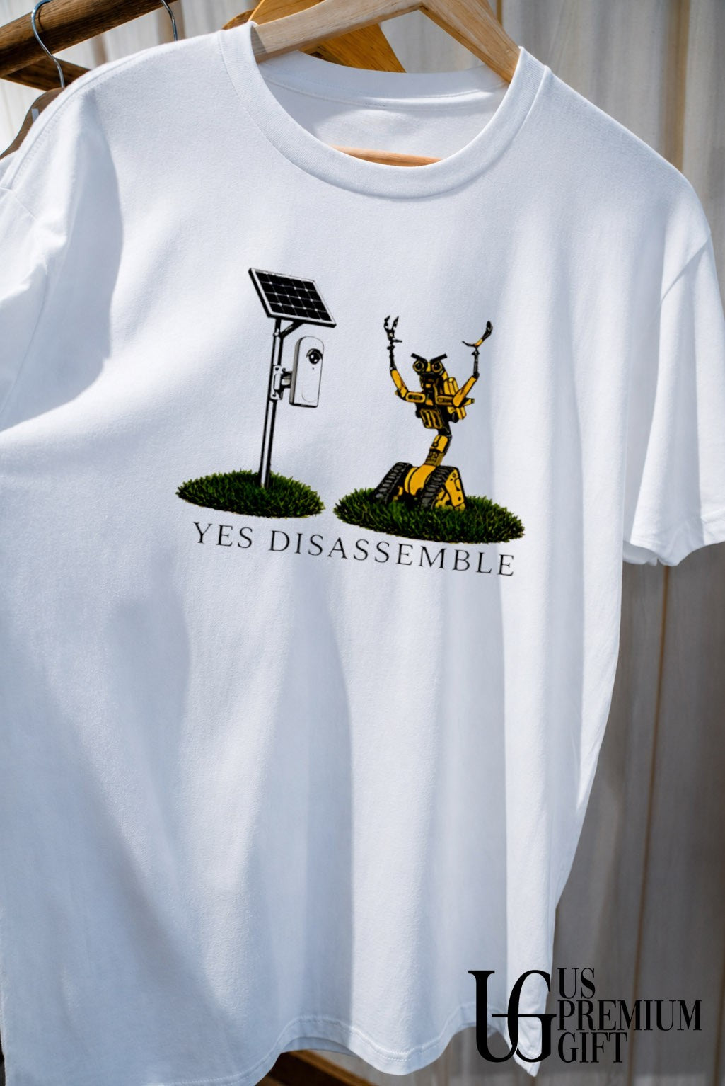 robot Johnny Yes Disassemble shirt